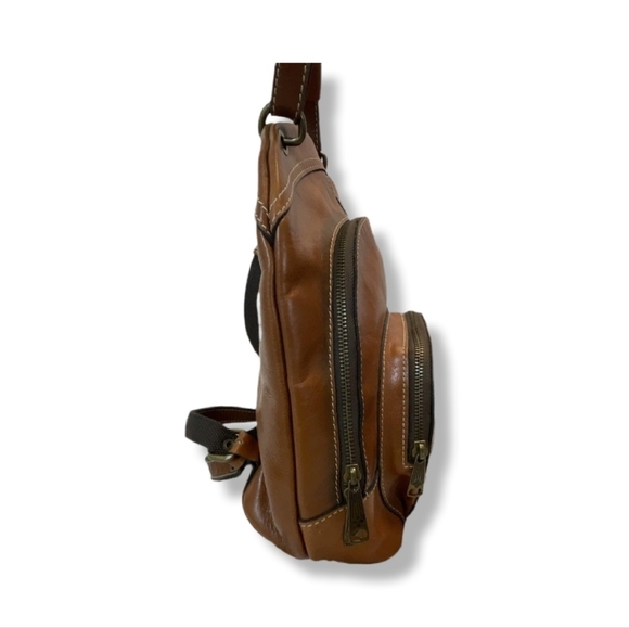 Patricia Nash Alencon Mini Cognac Backpack
